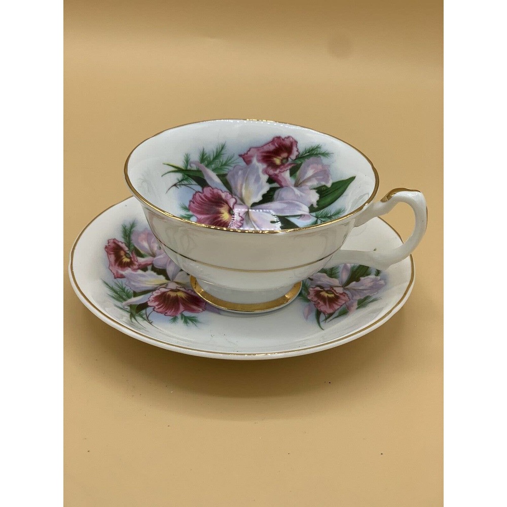 Vintage Royal Grafton Tea Cup and Saucer Bone China Made in England